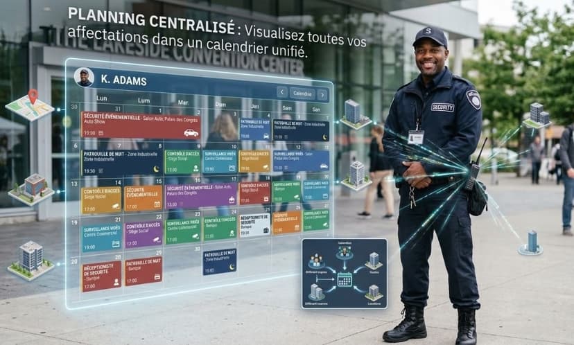 Planning centralisé - Calendrier des affectations